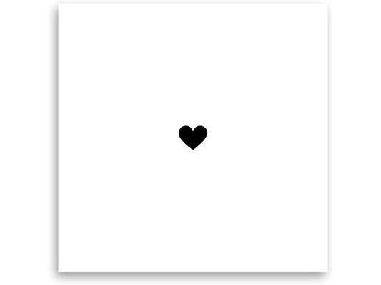 minink | Tattoo Kleines ausgefülltes Herz | Grösse: S (0.5 cm x 0.5 cm)