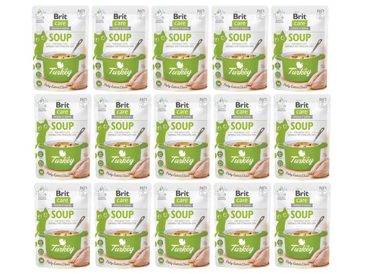 Brit | Care Cat Soup with Turkey 15x75g | 1125 g
