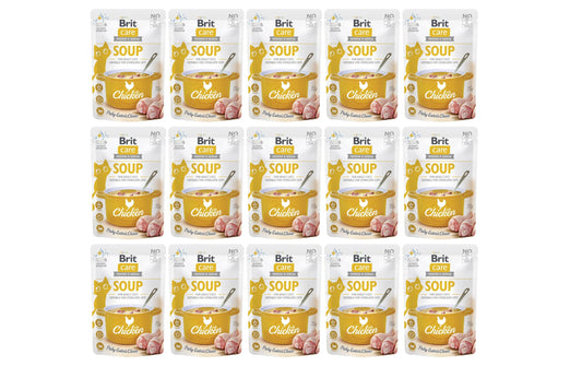 Brit | Care Cat Soup with Chicken 15x75g | 1125 g