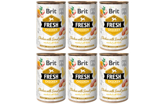 Brit Fresh Chicken with Sweet Potato 6x400g
