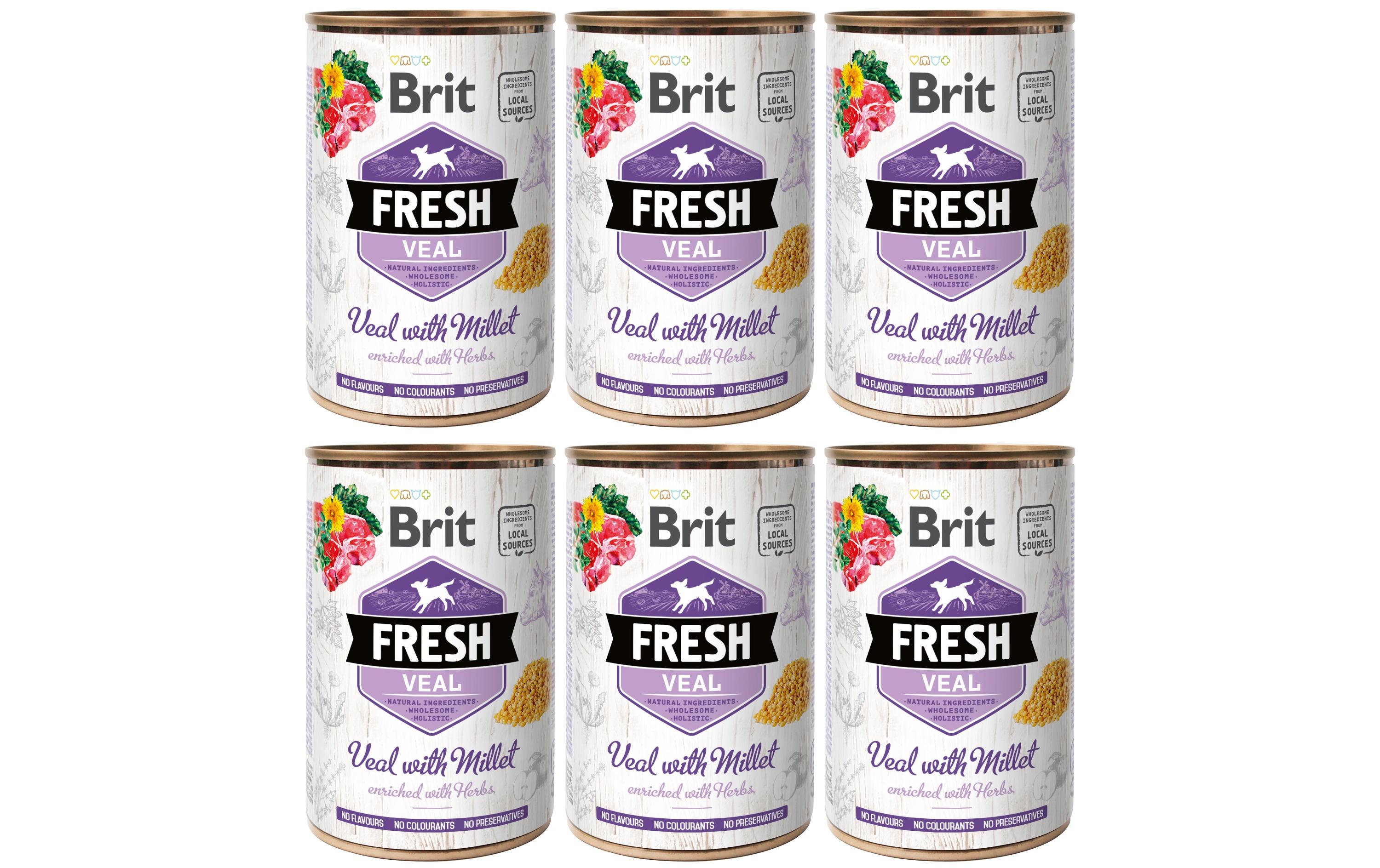 Brit Fresh Veal with Millet 6x400g