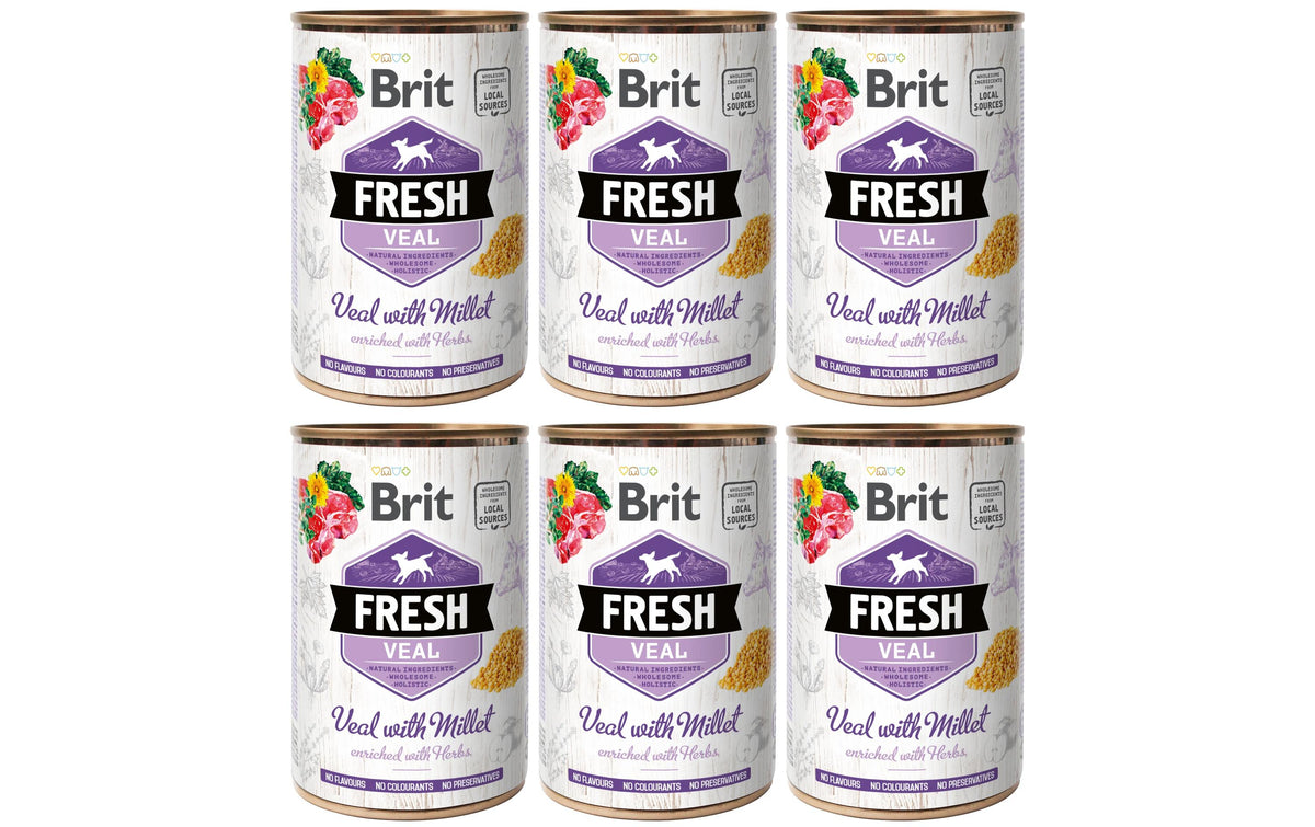 Brit Fresh Veal with Millet 6x400g