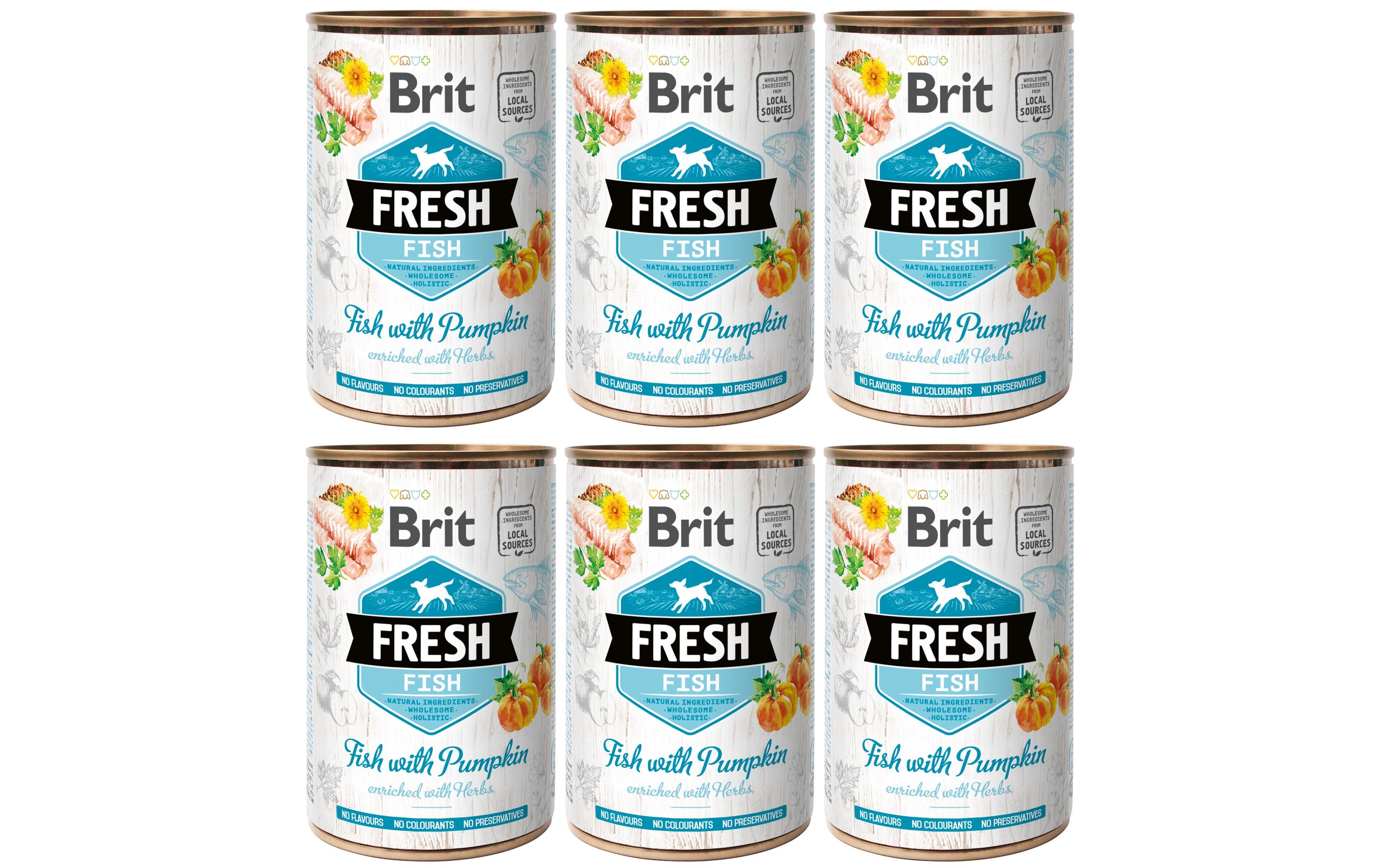 Brit Fresh Fish with Pumpkin 6x400g