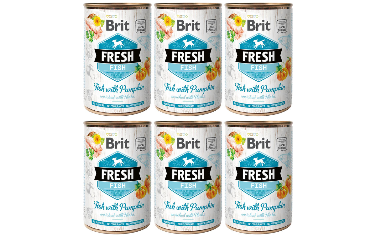 Brit Fresh Fish with Pumpkin 6x400g
