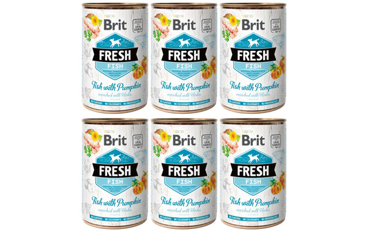 Brit Fresh Fish with Pumpkin 6x400g