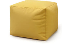 Urbanara | Sitzsack-Hocker 85l senfgelb | Basic-Outdoor Triangle