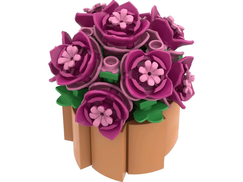 Brixies Plus | Mini Blume Spring time | 115 bricks