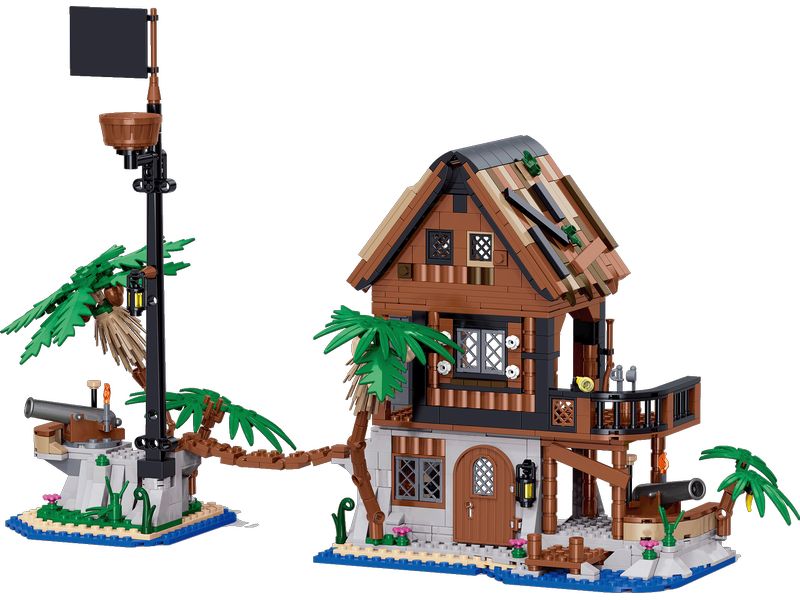 Brixies Plus | Pirateninsel gross | ca. 858 bricks