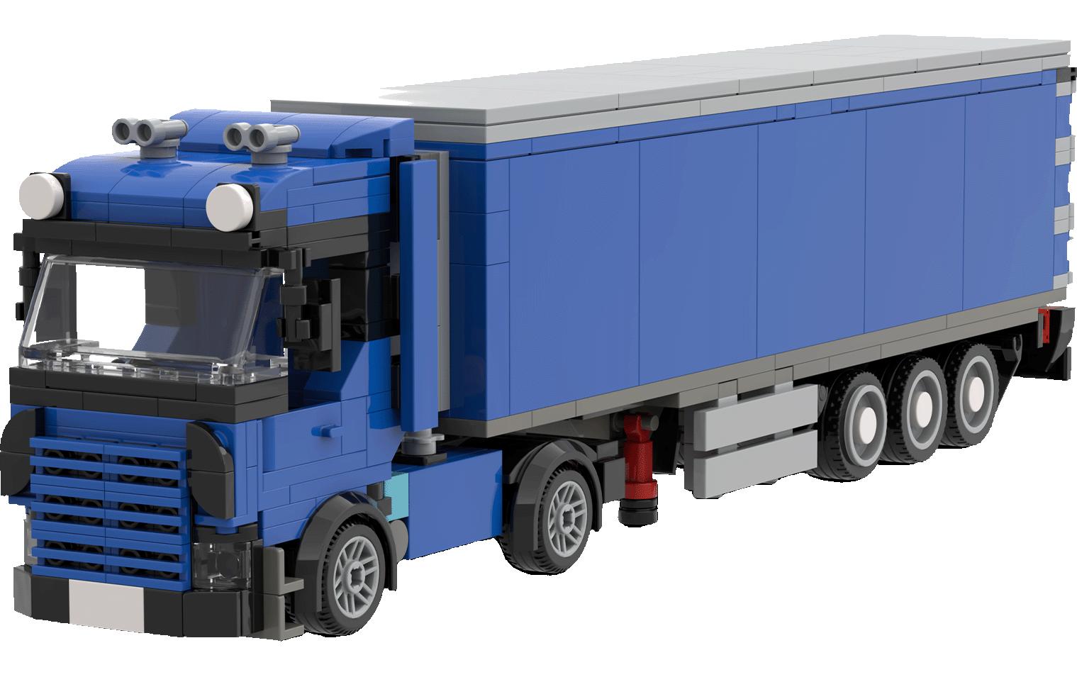 BRIXIES Plus LKW mit Auflieger