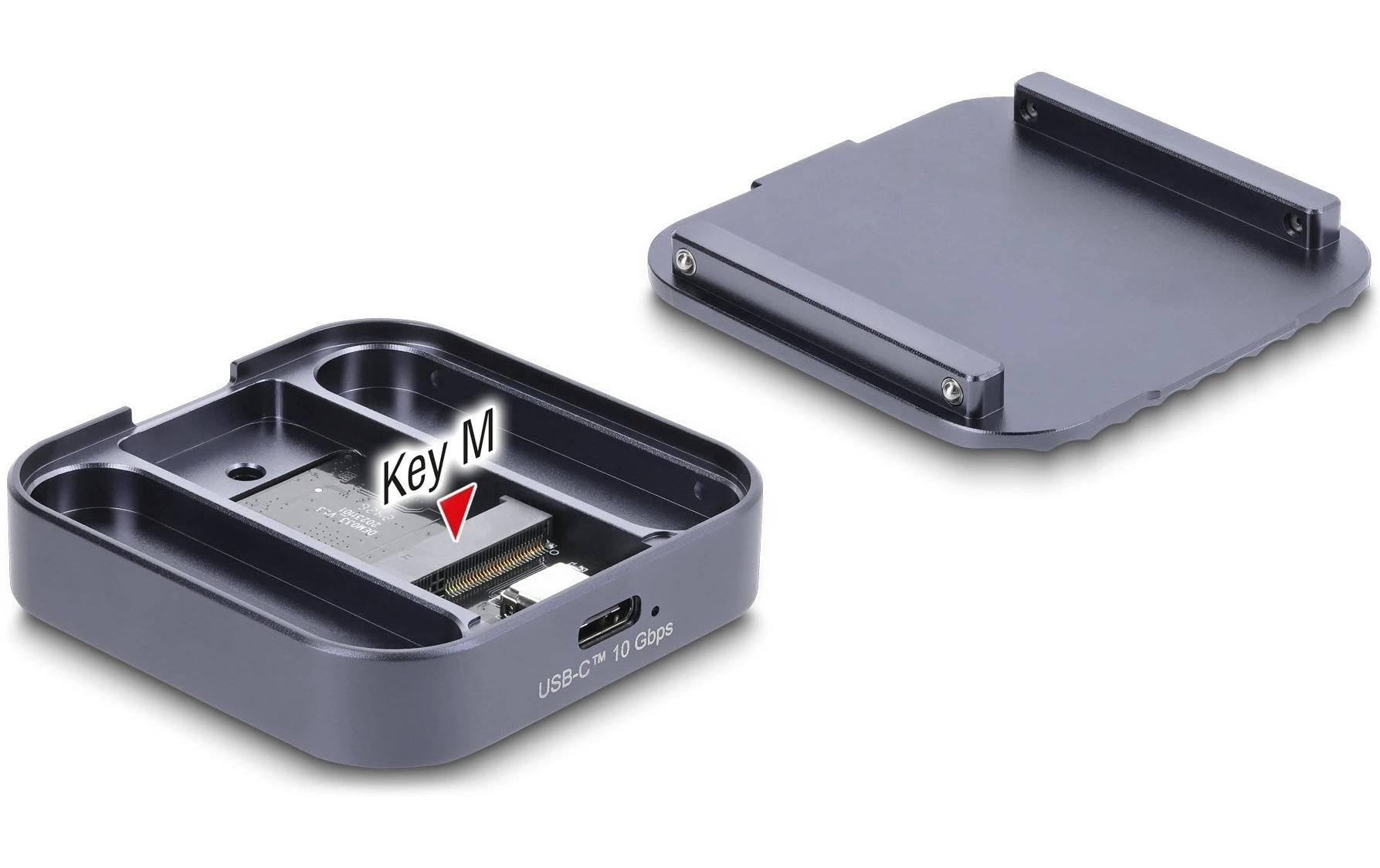 Delock Magnetisches SSD Gehäuse, USB-C
