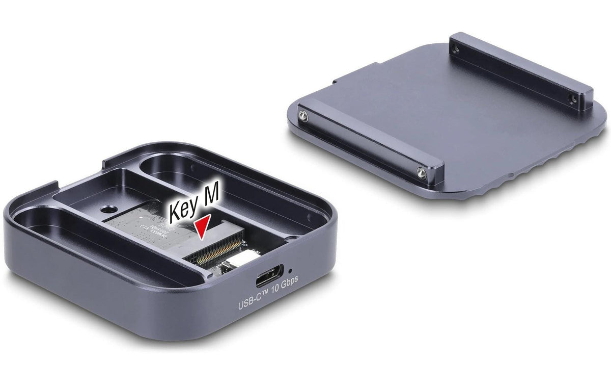 Delock Magnetisches SSD Gehäuse, USB-C