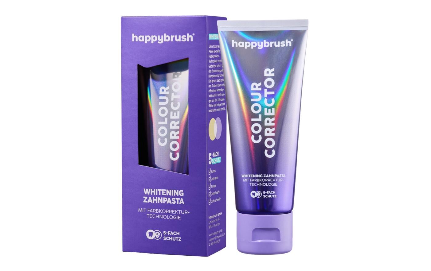 happybrush Colour Corrector Zahnpasta