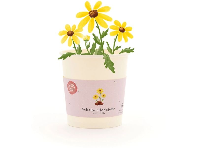Die Stadtgärtner | Stadtgärtner Blumengruss-Becher | Schokoladenblume
