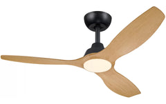 Philips | Olas LED Deckenleuchte | 24W mit DC-Ventilator 35W, schwarz-braun