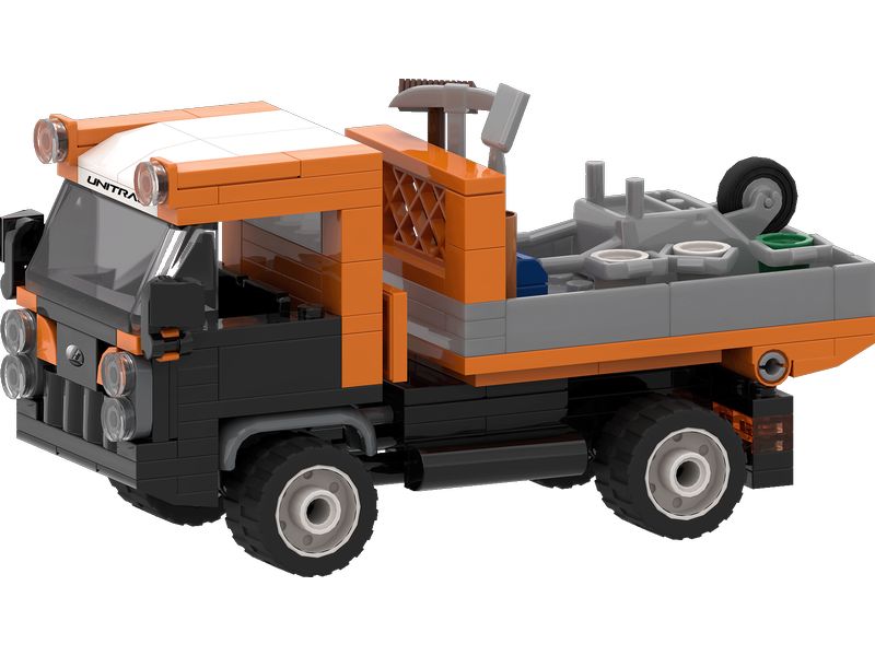 Brixies Plus | Lindner Uni Trac Kommunal | orange