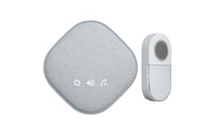 STEFFEN | Funk-Gong Set Steffen | 36 Melodien, 4 Stufen LED