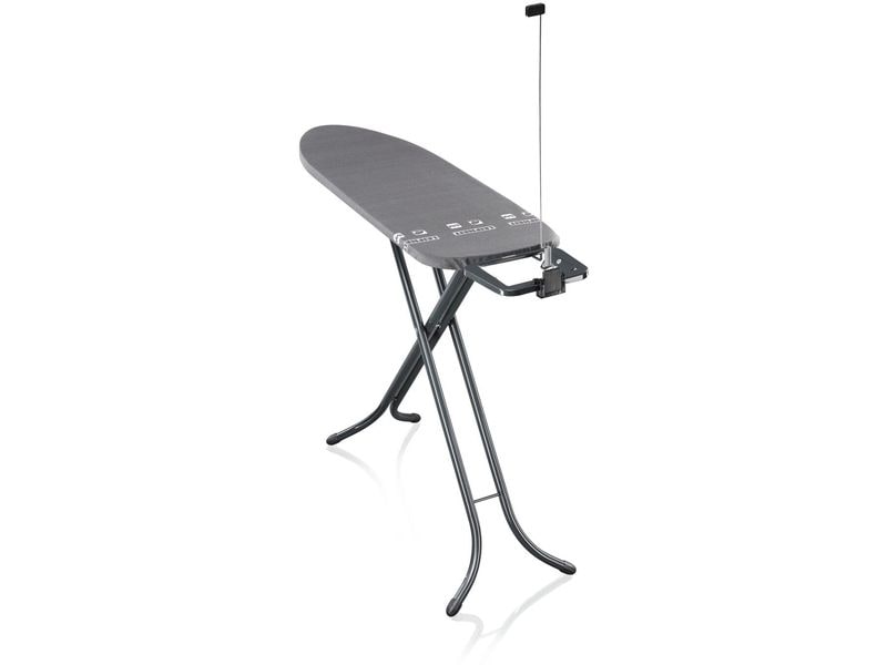 Leifheit | Bügeltisch Airboard Black Edition | Grösse M, Höhenverstellbar 78-98cm