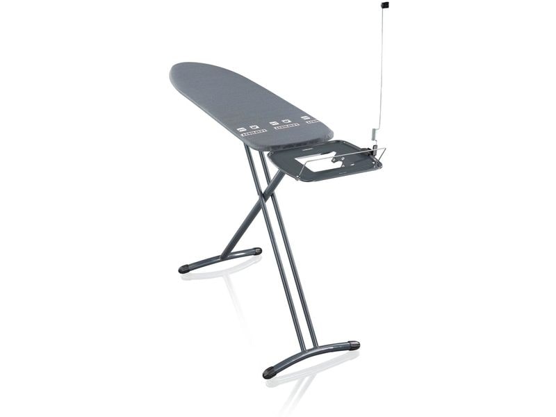 Leifheit | Bügeltisch Airboard Black Edition | Express, Gr. M, Höhenverstellbar 76-100cm