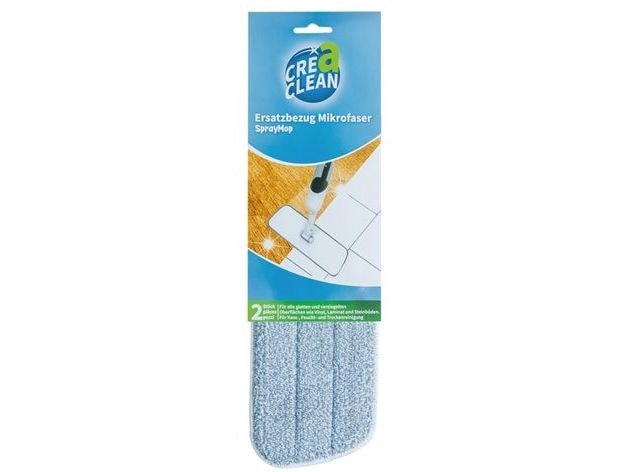 CreaClean | Mikrofaser Universal Wischbezug | CREaCLEAN SprayMop, 2er Set