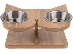 Paws & Whiskers | Futterbar inkl. Näpfe | 14 cm, 1 L