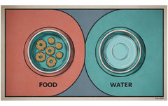 Paws & Whiskers | Napfunterlage | 40 x 70 cm