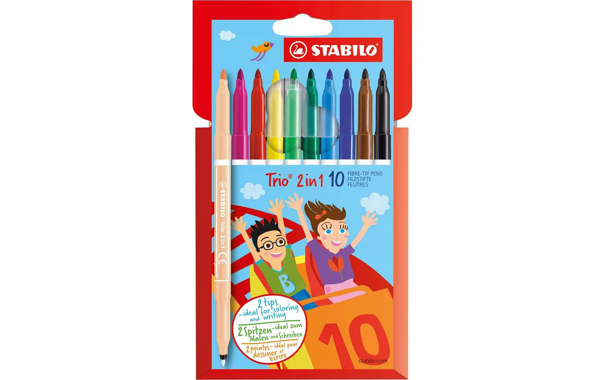 STABILO Trio 2 in 1 Twin Pen Kids Design