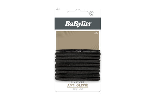 Babyliss | Haargummi Rutschfest 6mm Schwarz | 1Stk