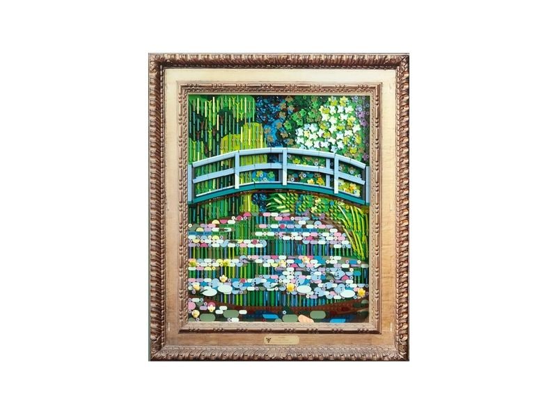 iDisplayit | Acryl-Wand-Display LEGO 31220 Claude Monet | Acryl-Rahmen im Barockstildesign