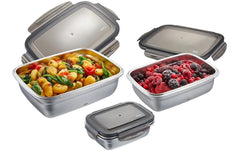 GEFU | Frischhaltedosen-Set PREPPO | 3-teilig