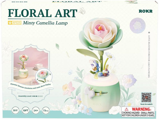 ROKR | MintyCamelliaLamp | Robotime Bausatz
