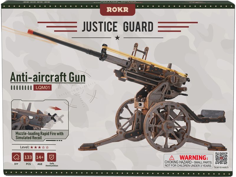 ROKR | Antiaircraft Gun | Robotime Bausatz