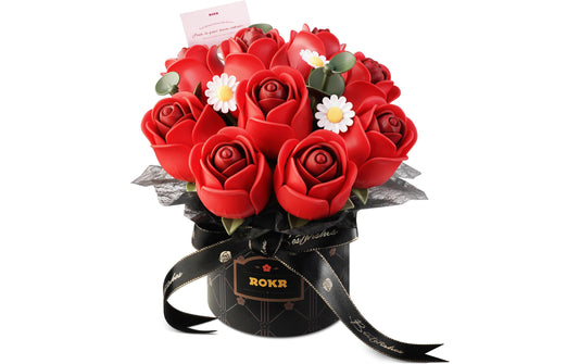 ROKR | Red Rose Bouquet | Robotime Bausatz