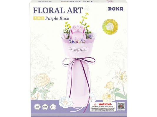 ROKR | Purple Rose | Robotime Bausatz