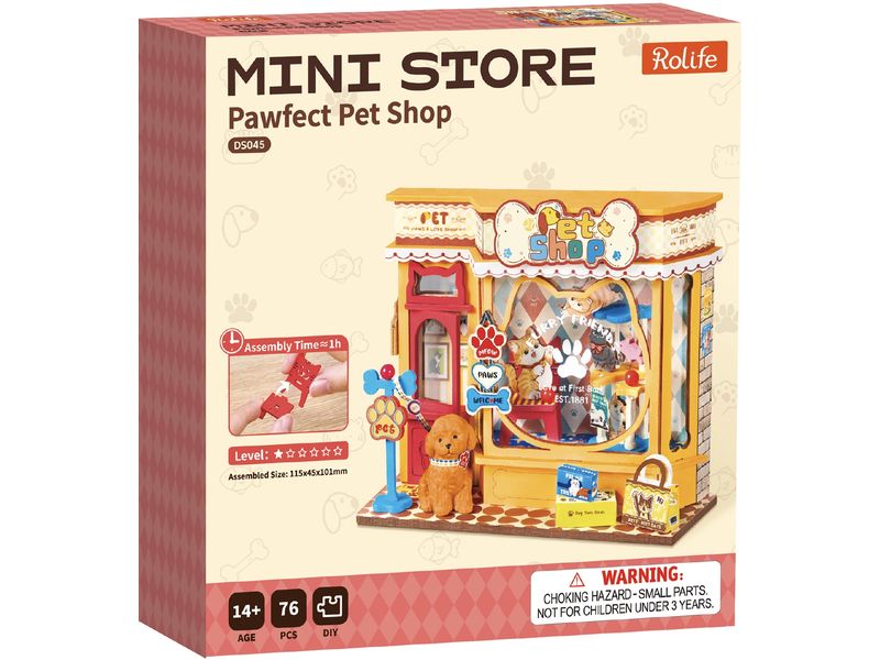 Rolife | Pawfect Pet Shop | Robotime Bausatz