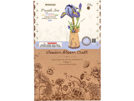 Rowood | Purple Iris | Robotime Bausatz