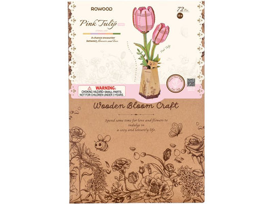 Rowood | Pink Tulip | Robotime Bausatz
