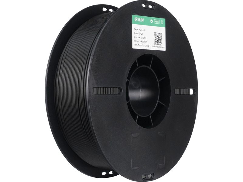 eSun | Filament PEBA LW Schwarz 0.8kg | PEBA Leichtgewicht Filament