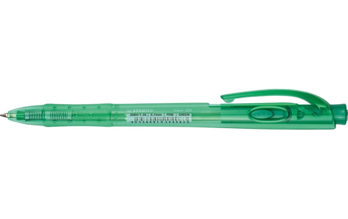 STABILO Liner 308 Kugelschreiber grün