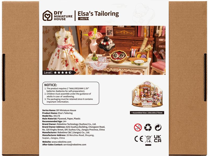 Rolife | Elsas Tailoring | Robotime Bausatz
