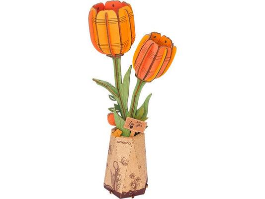 Rowood | Orange Tulip | Robotime Bausatz