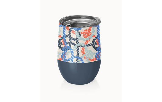 BioLoco | Thermobecher Office-Ropes | 420ml, Edelstahl, Deckel