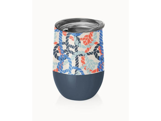 BioLoco | Thermobecher Office-Ropes | 420ml, Edelstahl, Deckel