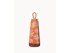 BioLoco | Thermoflasche Loop Mini-Buy myself | flowers, 350ml , Edelstahl, Holzdeckel