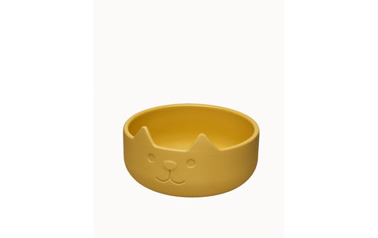 Chic Mic | ChicMic Good Mood Kinderbowl-Yellow Kitty | 13x13x7cm