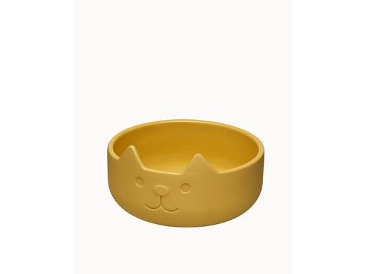 Chic Mic | ChicMic Good Mood Kinderbowl-Yellow Kitty | 13x13x7cm