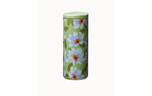 BioLoco | Thermo Kaffeebecher Neo - Peony | 350ml, Edelstahl, PP Deckel Lock Funktion