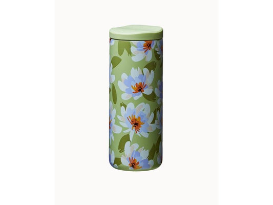BioLoco | Thermo Kaffeebecher Neo - Peony | 350ml, Edelstahl, PP Deckel Lock Funktion