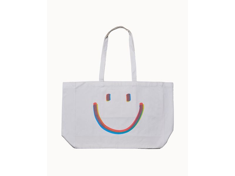 Chic Mic | ChicMic Organic Tasche-Keep Smiling | 100% Organic Cotton,48x38x14cm,Innentasche