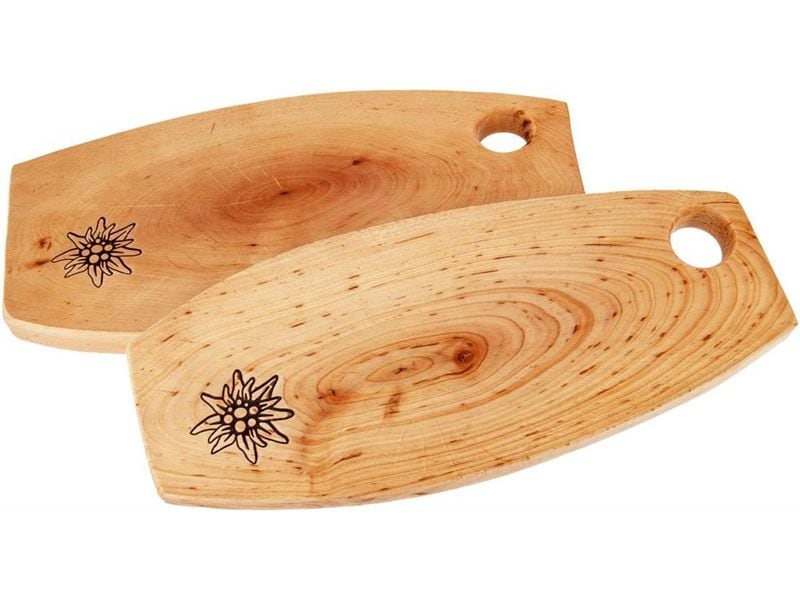 creanorm | CN Schneidebrett Edelweiss geölt | Erle, 34-38 cm