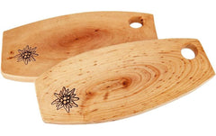 creanorm | CN Schneidebrett Edelweiss geölt | Erle, 34-38 cm